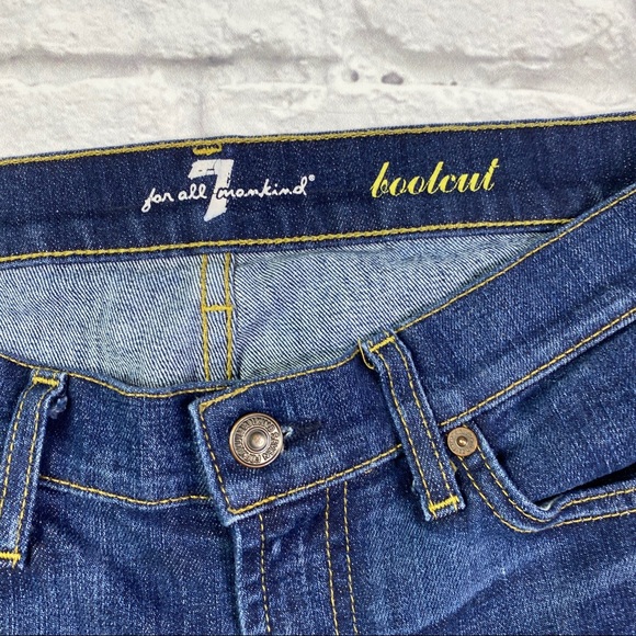 {7 For All Mankind} Bootcut Jean Sz 28 - Picture 3 of 6